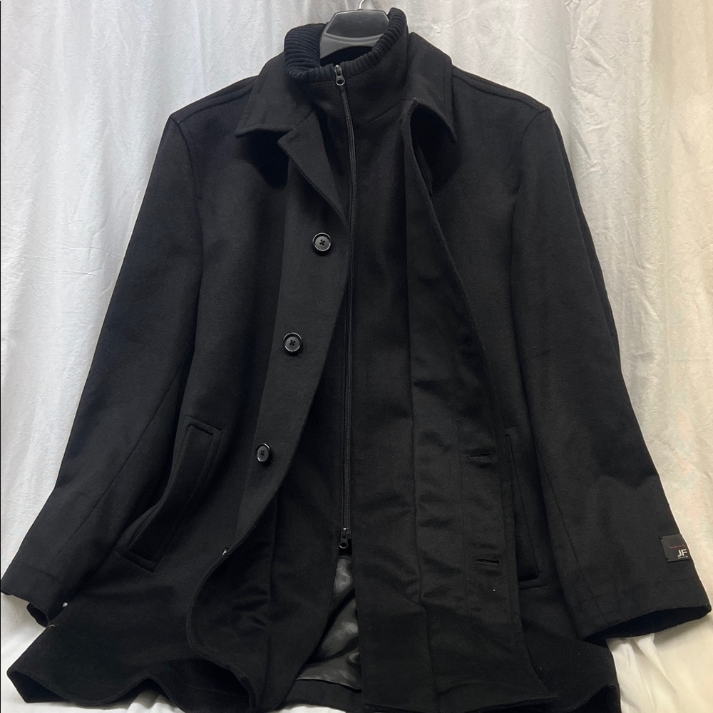 Vintage jf j.ferrar black wool Jacket